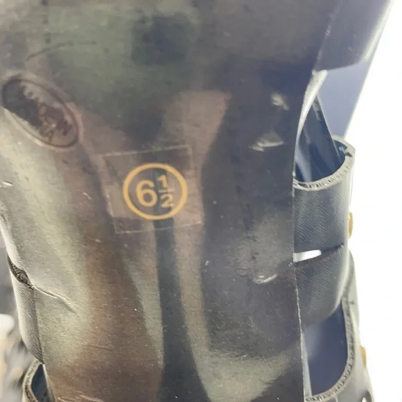 TimeTang Strap Heels Black Size 6.5m - Picture 8 of 9